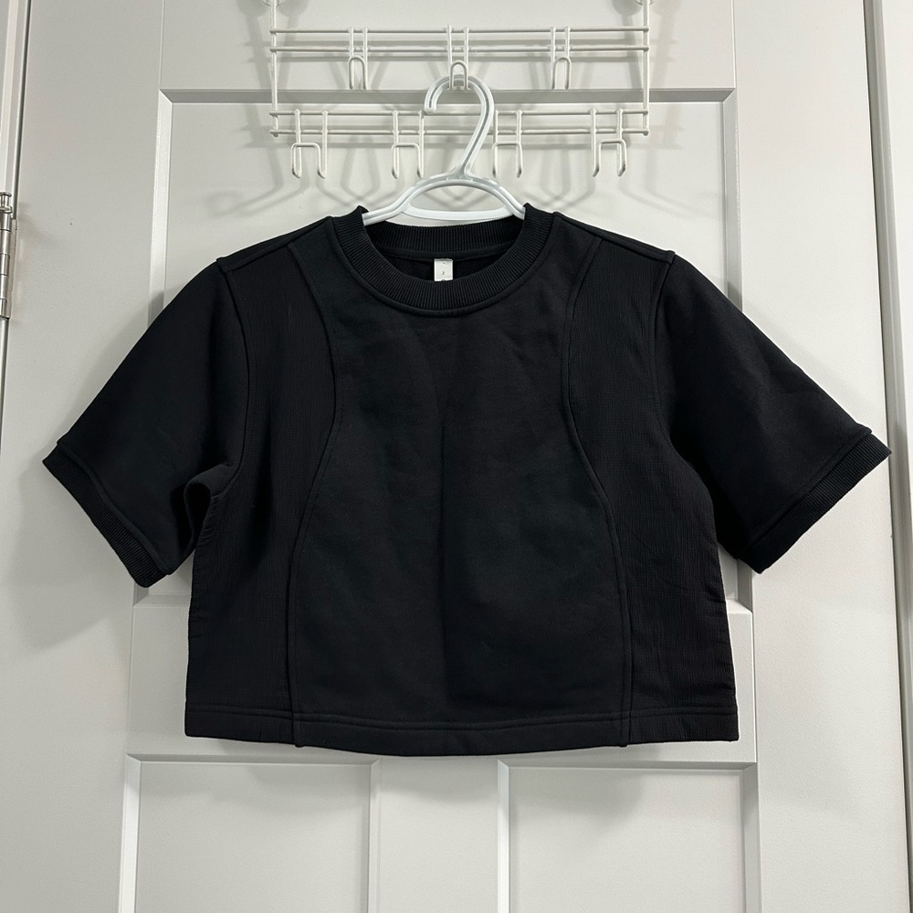 Lululemon Cotton French Terry + Swift T-Shirt
Black size 2